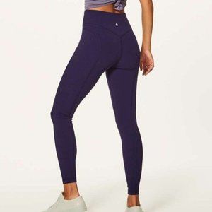*Rare Lululemon Pushing Limits 7/8 Tight (Nulu 25") Leggings Aeon - 6
